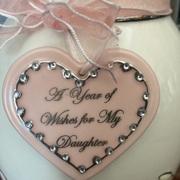 NWOT “A Year Of Wishes For My Daughter” Musical Jar - Picture 2 of 8